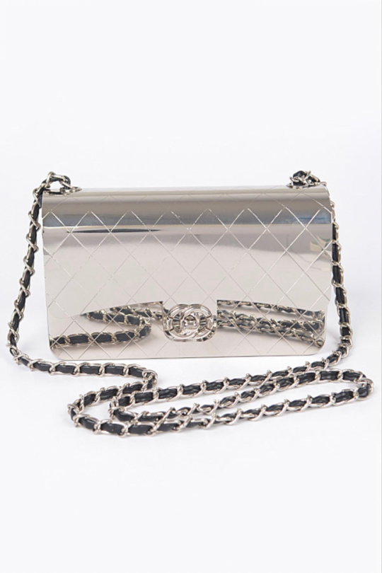 CARTERA MARGARITA PLATEADA CARTERA MARGARITA PLATEADA
