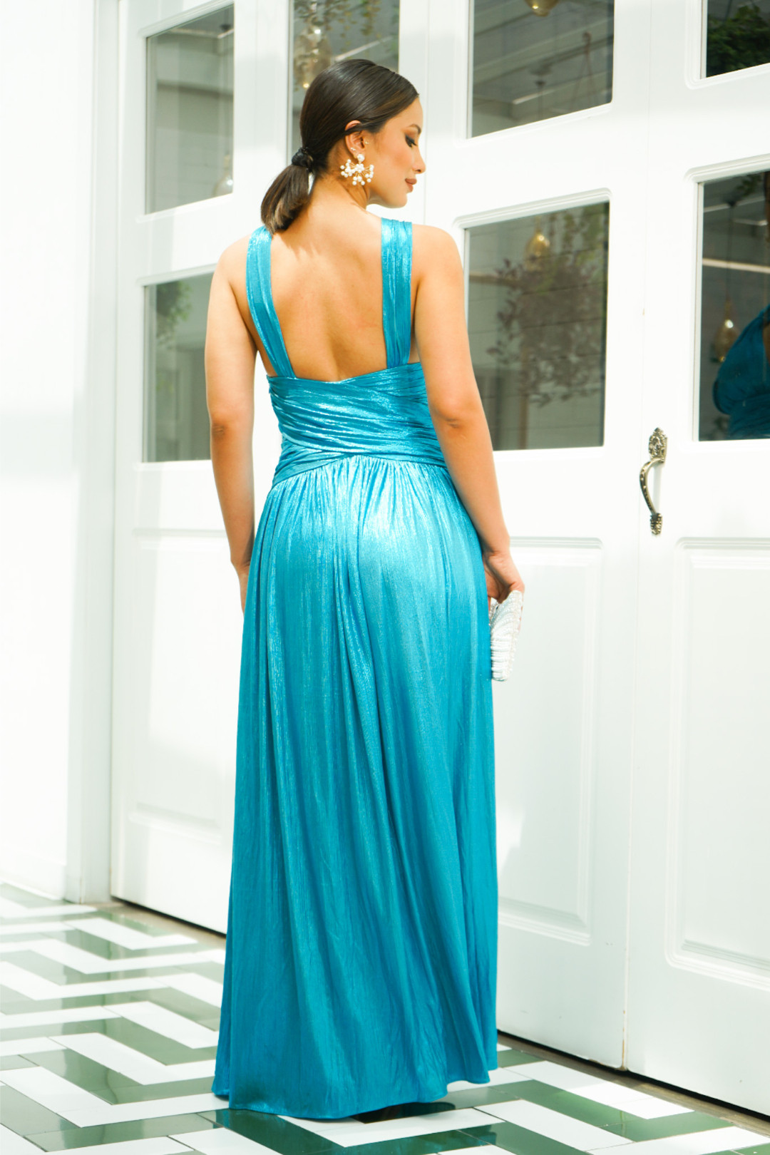 VESTIDO ALEXA TURQUESA VESTIDO ALEXA TURQUESA