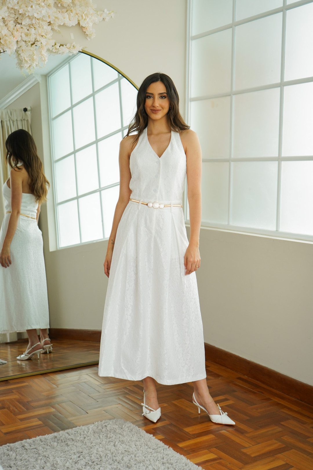 VESTIDO DENNISE BLANCO VESTIDO DENNISE BLANCO