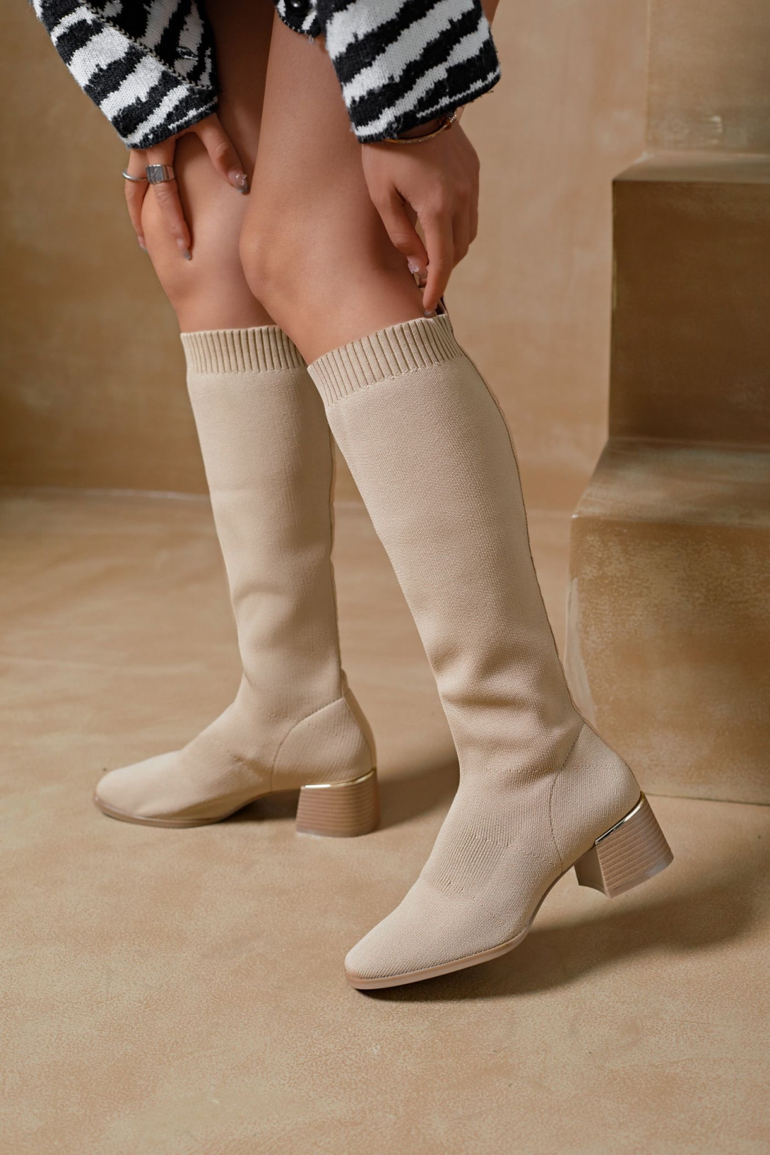 BOTAS AMANDA BEIGE BOTAS AMANDA BEIGE