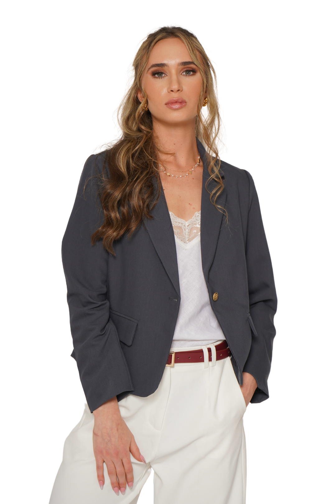 CHAQUETA AMANDA GRIS CHAQUETA AMANDA GRIS