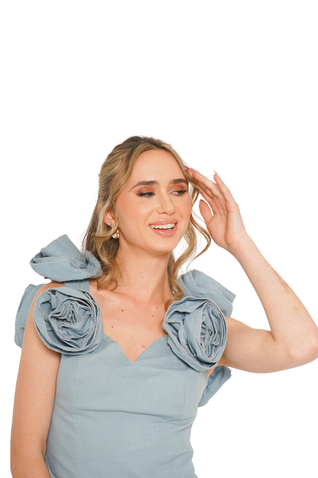 VESTIDO JOHANA CELESTE VESTIDO JOHANA CELESTE