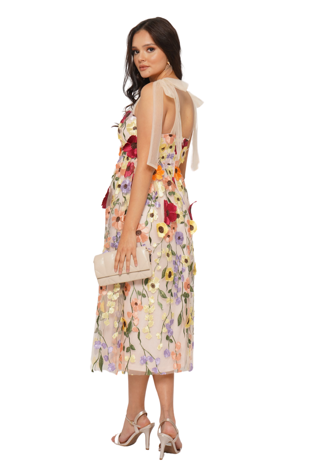 VESTIDO ELIANA CORAL VESTIDO ELIANA CORAL