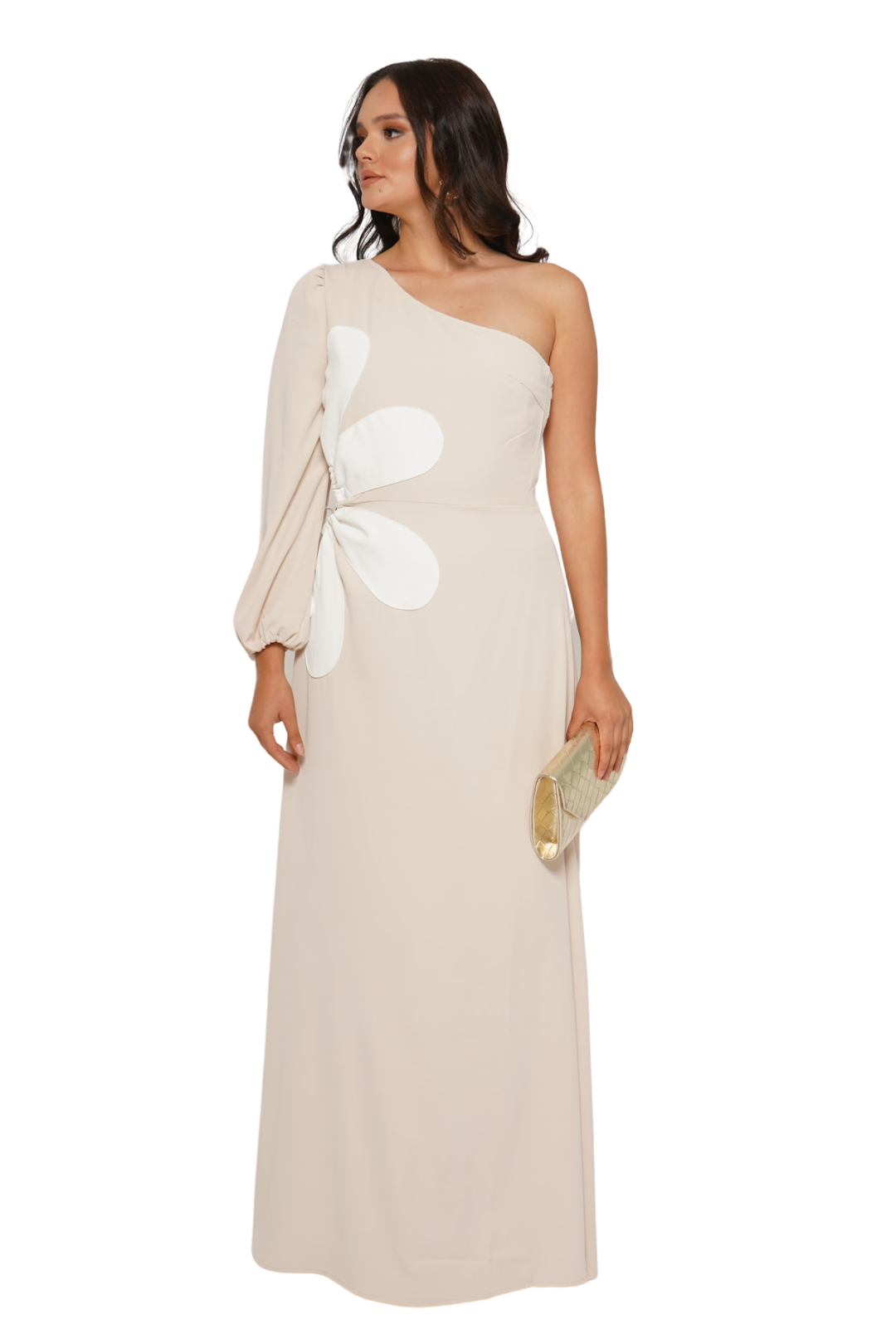VESTIDO DIANA BEIGE VESTIDO DIANA BEIGE