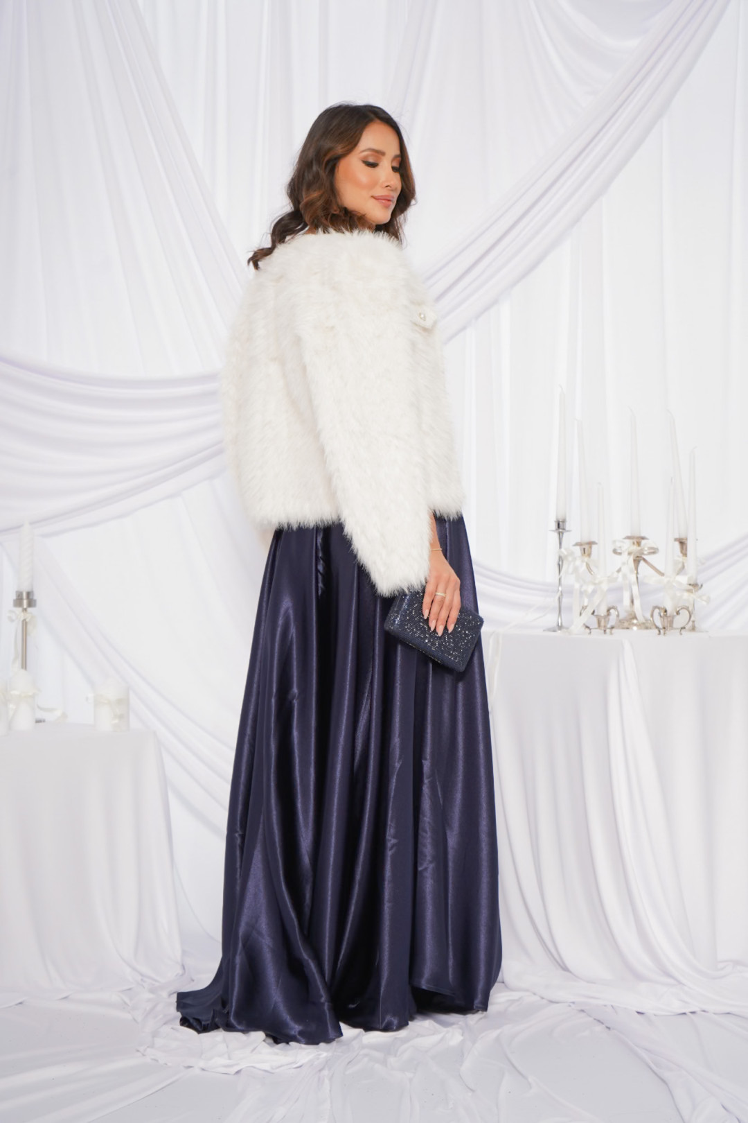 MAXI FALDA CELIA AZUL