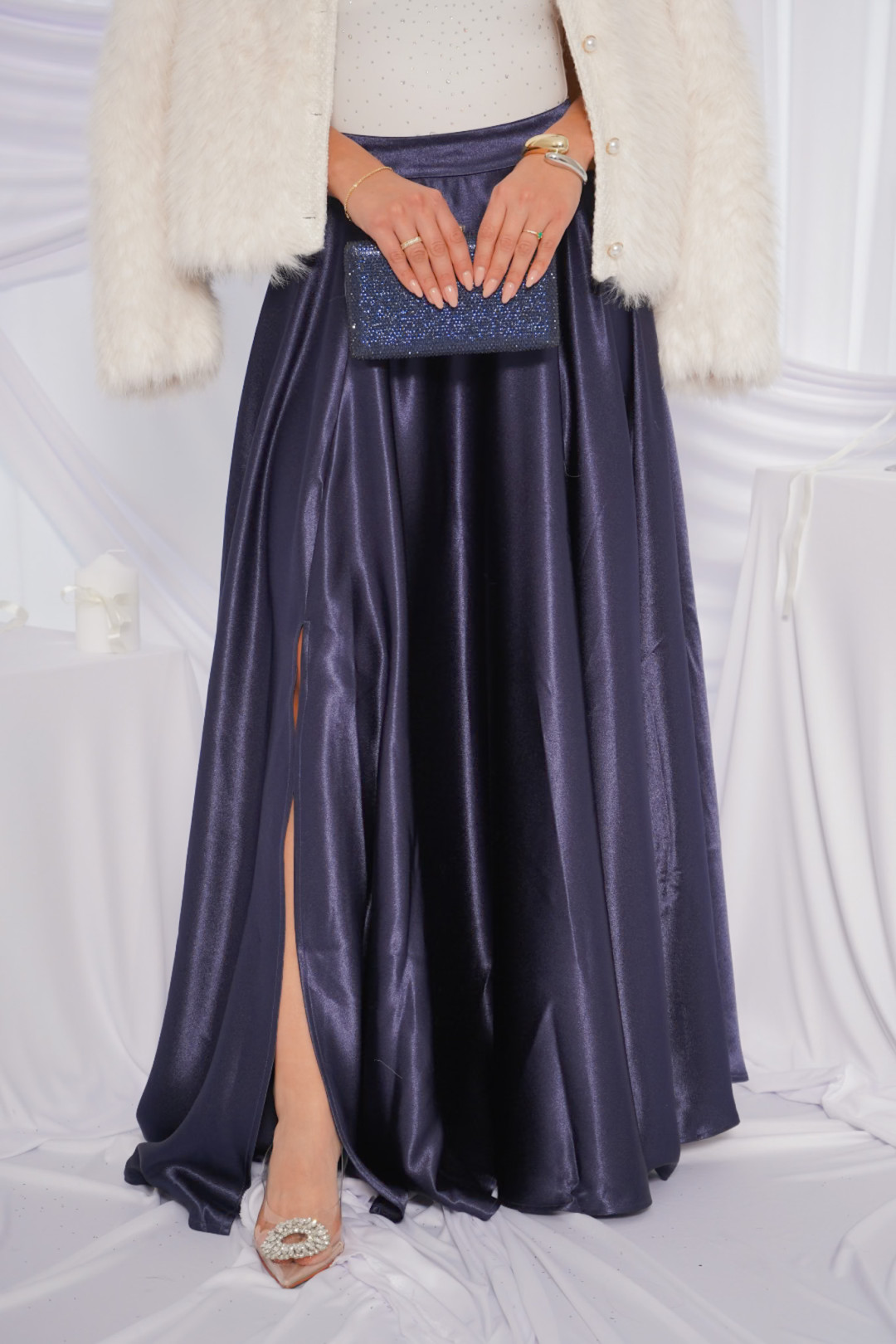 MAXI FALDA CELIA AZUL