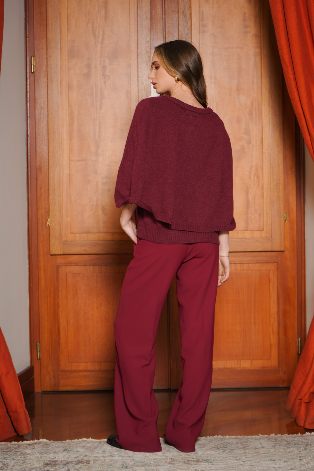 PANTALON ESTELA BURGUNDY PANTALON ESTELA BURGUNDY