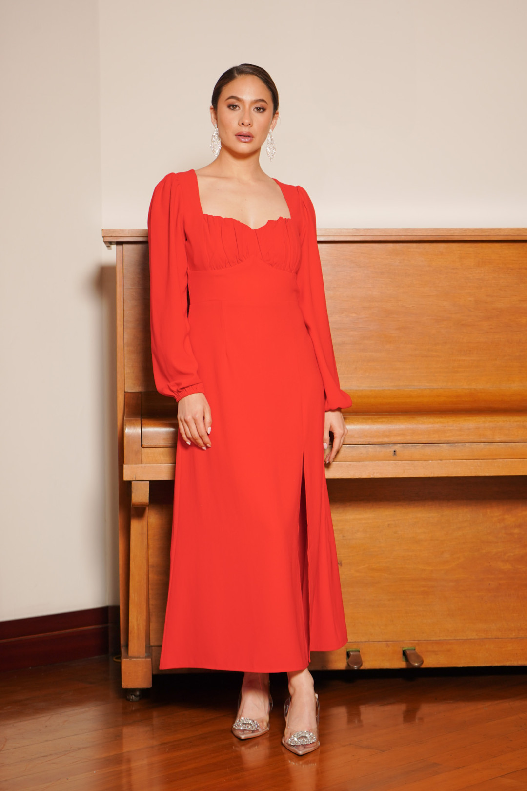 VESTIDO VALENCIA ROJO VESTIDO VALENCIA ROJO