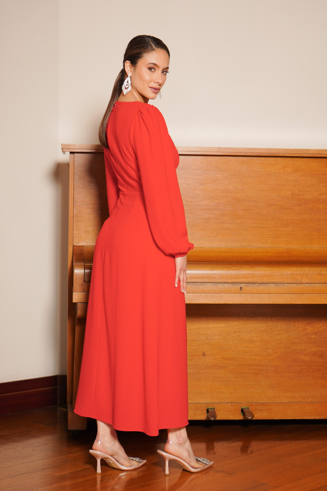 VESTIDO VALENCIA ROJO VESTIDO VALENCIA ROJO