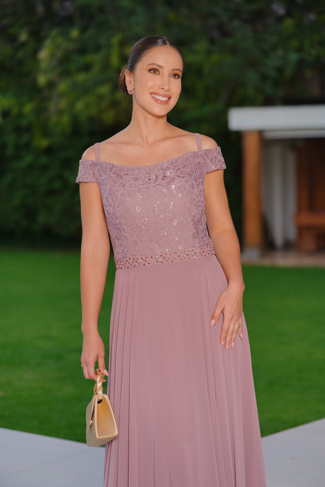 VESTIDO CARMEN ROSADO VESTIDO CARMEN ROSADO