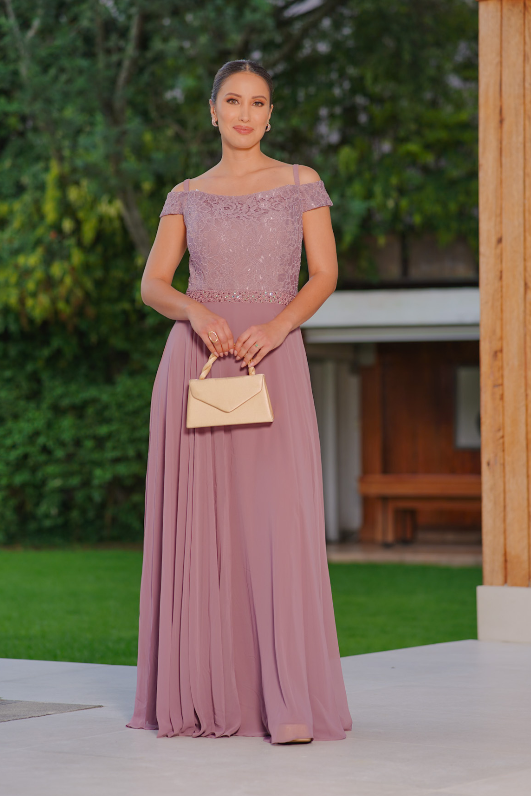 VESTIDO CARMEN ROSADO VESTIDO CARMEN ROSADO
