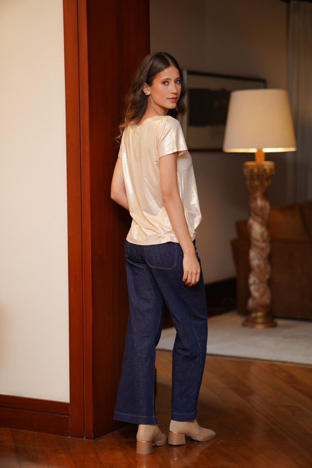 CAMISETA ESTER DORADA CAMISETA ESTER DORADA