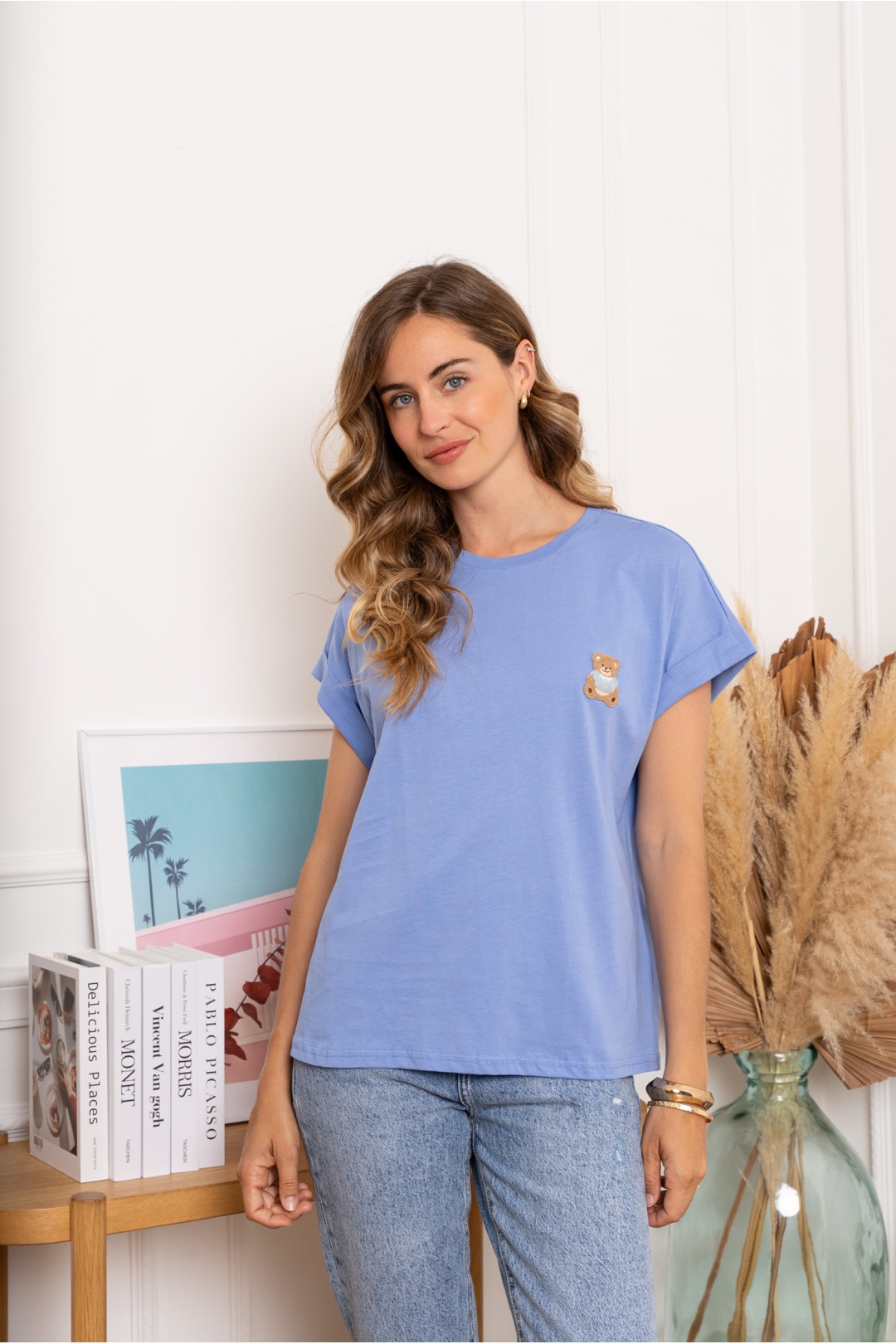 CAMISETA OLIVIA CELESTE CAMISETA OLIVIA CELESTE