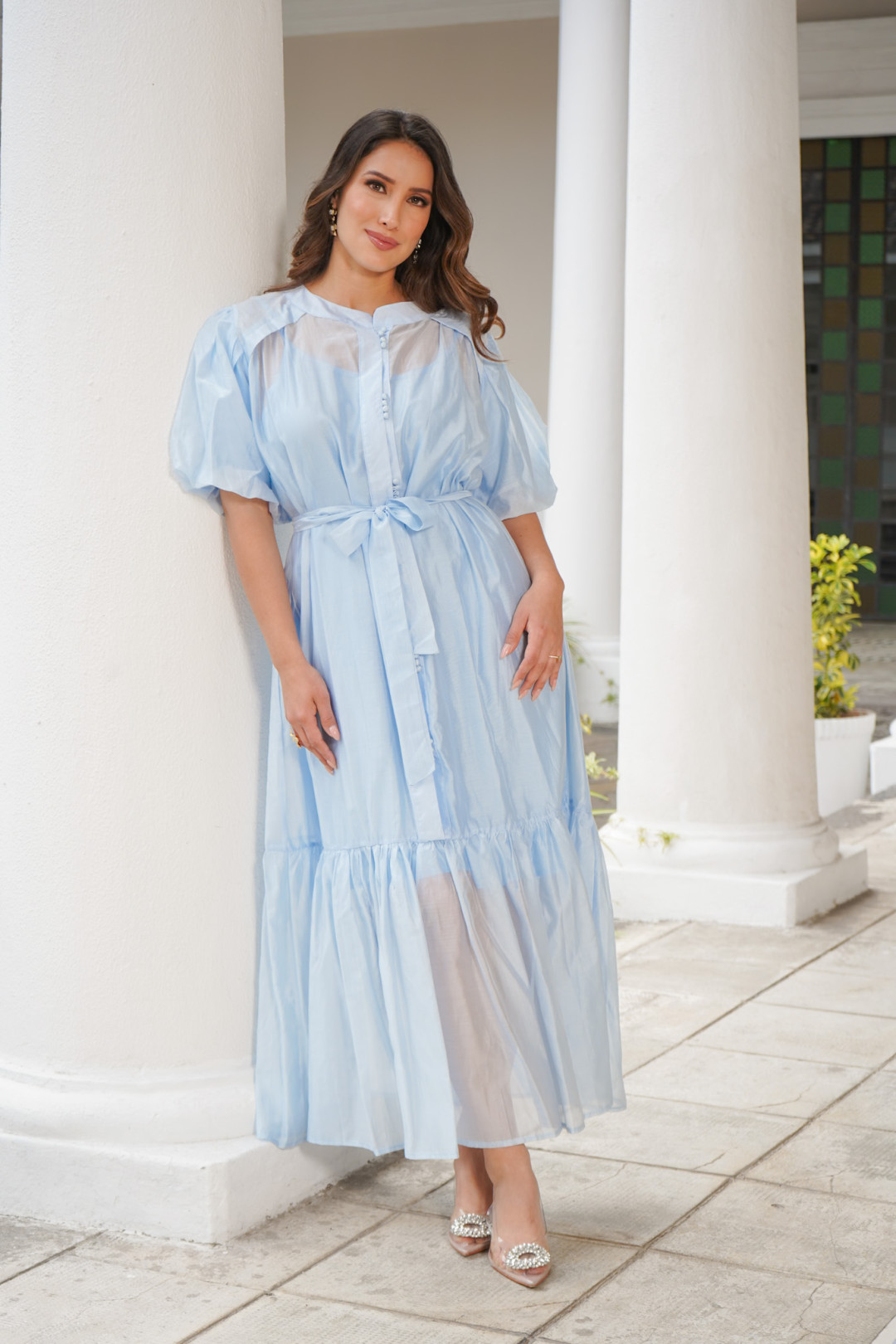 VESTIDO CLARA CELESTE VESTIDO CLARA CELESTE