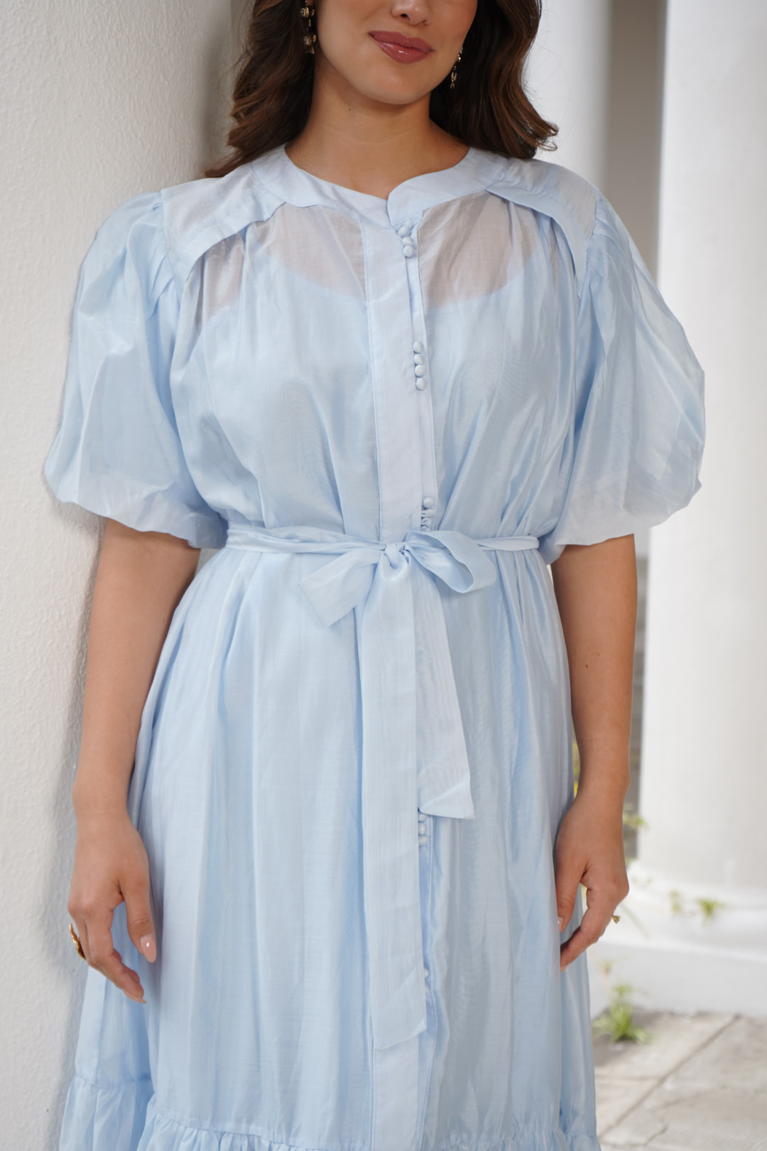 VESTIDO CLARA CELESTE VESTIDO CLARA CELESTE