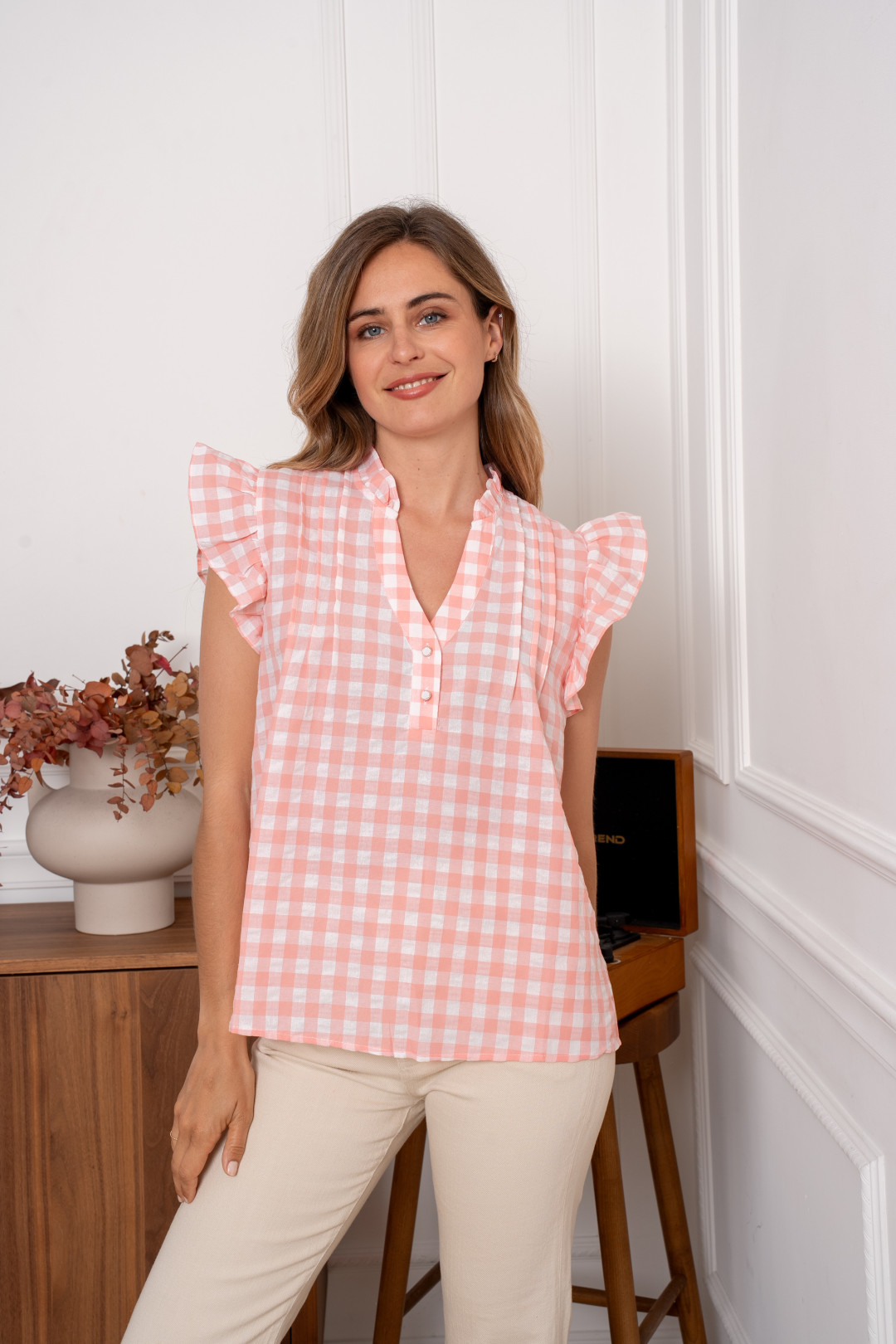 BLUSA CELINA CORAL BLUSA CELINA CORAL