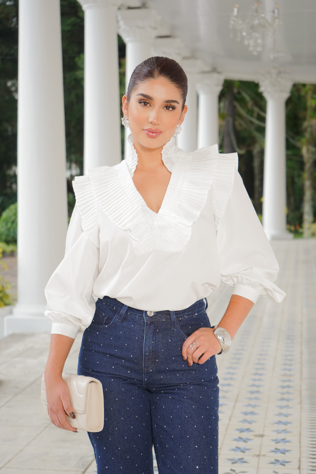 BLUSA LISETTE BLANCA BLUSA LISETTE BLANCA