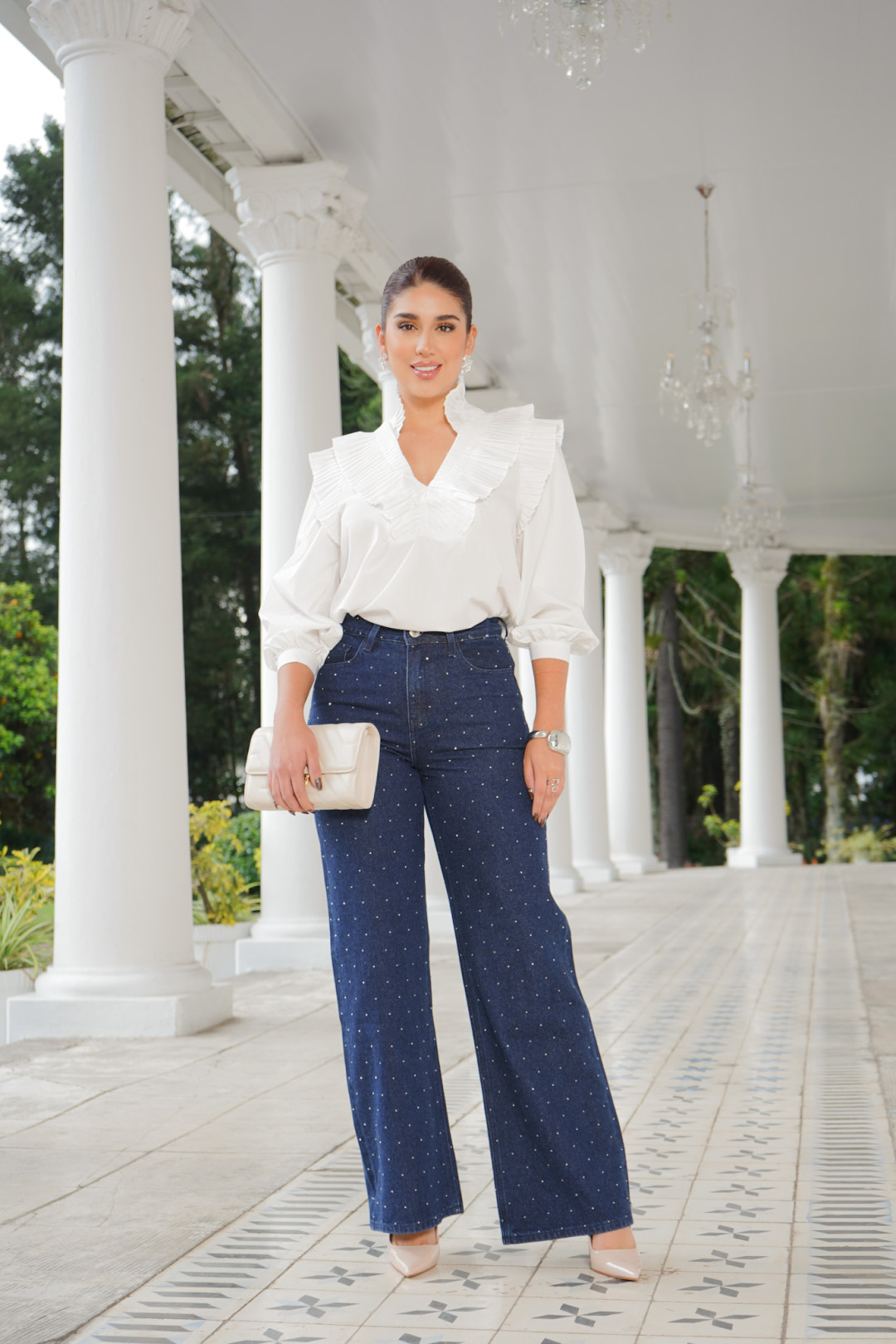 BLUSA LISETTE BLANCA BLUSA LISETTE BLANCA