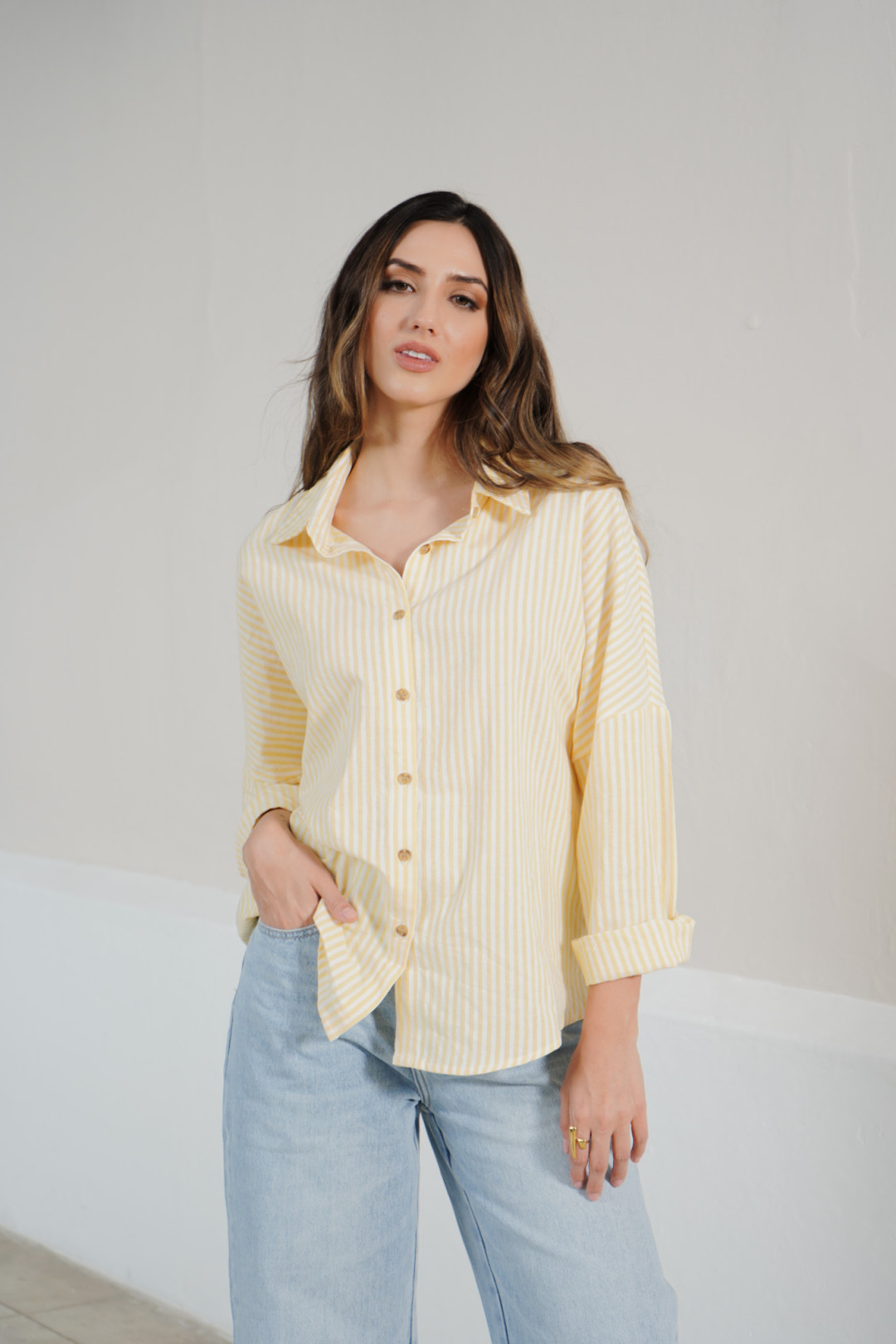 CAMISA CAMILA AMARILLA CAMISA CAMILA AMARILLA