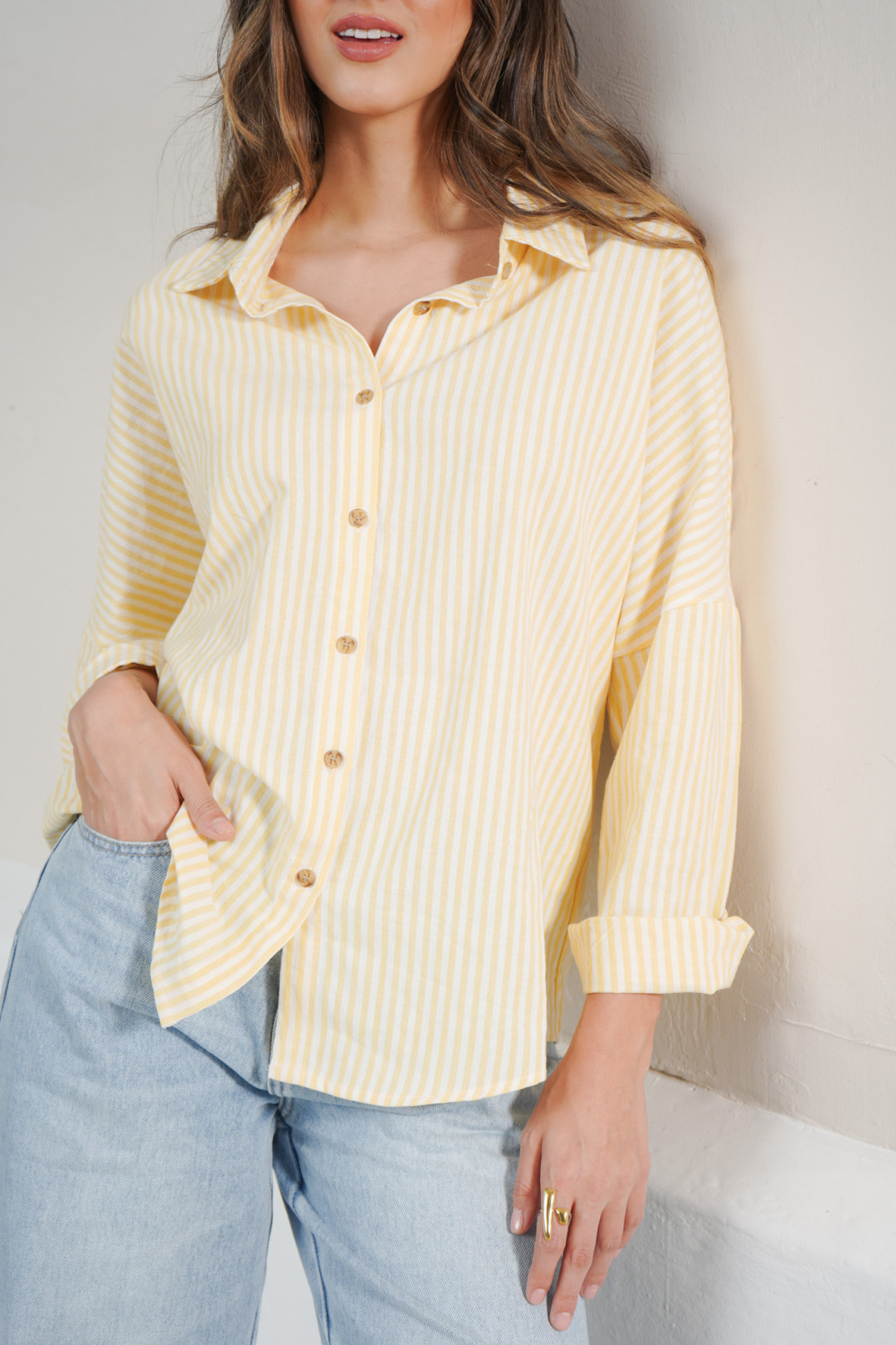 CAMISA CAMILA AMARILLA CAMISA CAMILA AMARILLA