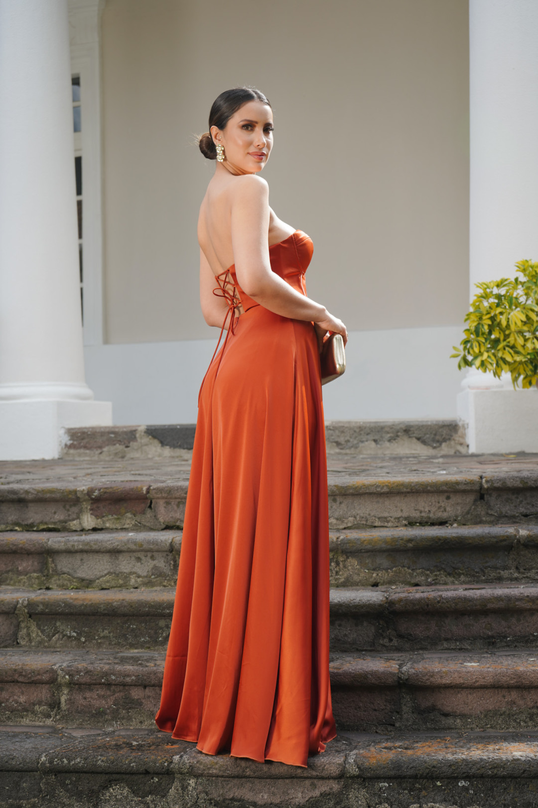 VESTIDO ELIZABETH TERRACOTA VESTIDO ELIZABETH TERRACOTA