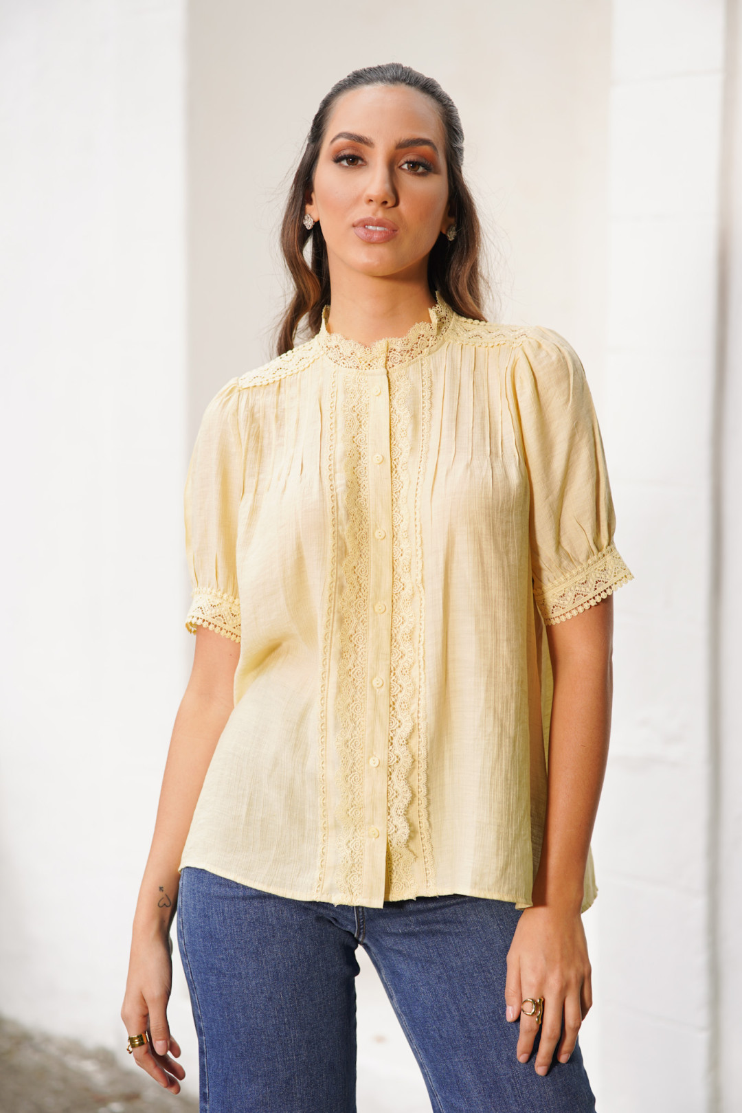 BLUSA ANA JULIA AMARILLA