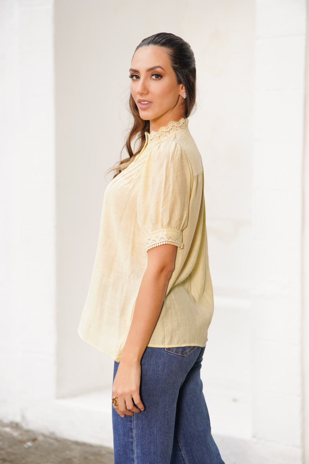 BLUSA ANA JULIA AMARILLA