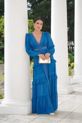 VESTIDO DARLENE AZUL
