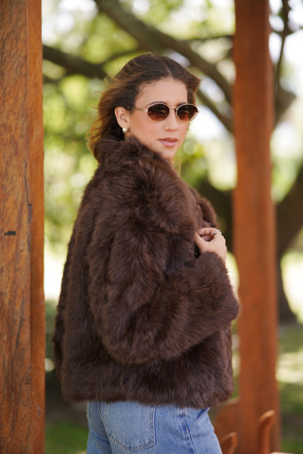 ABRIGO DE PIEL MARIA CLARA