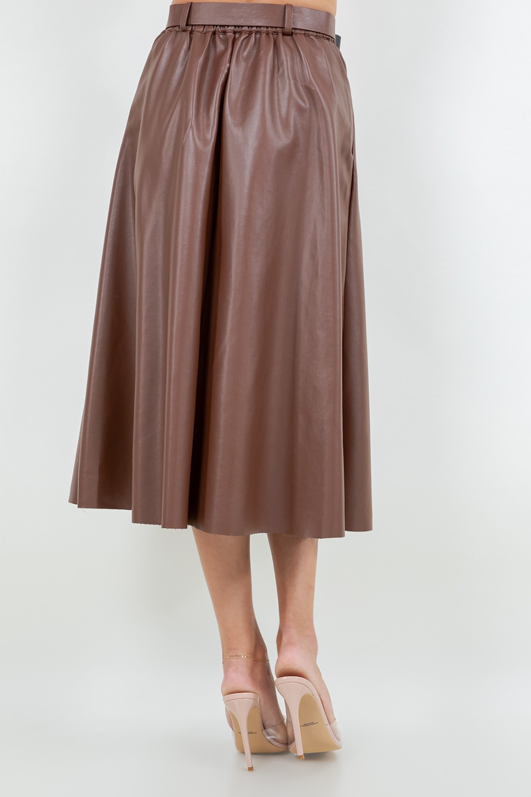 FALDA VANESSA CAFE CLARO