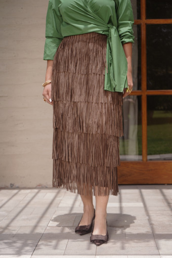 FALDA RENATA CAFE FALDA RENATA CAFE