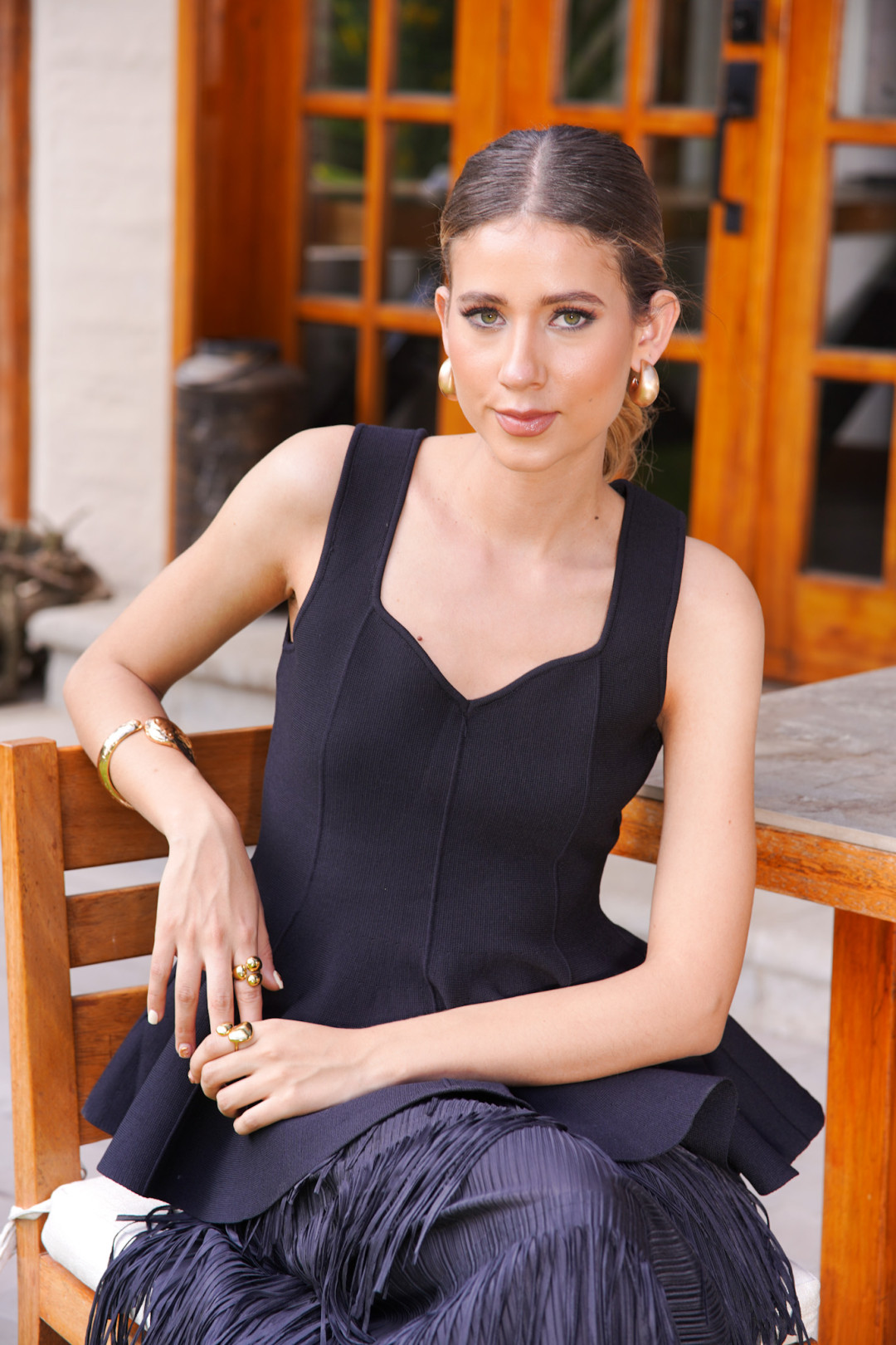 BLUSA FRANCISCA NEGRA BLUSA FRANCISCA NEGRA