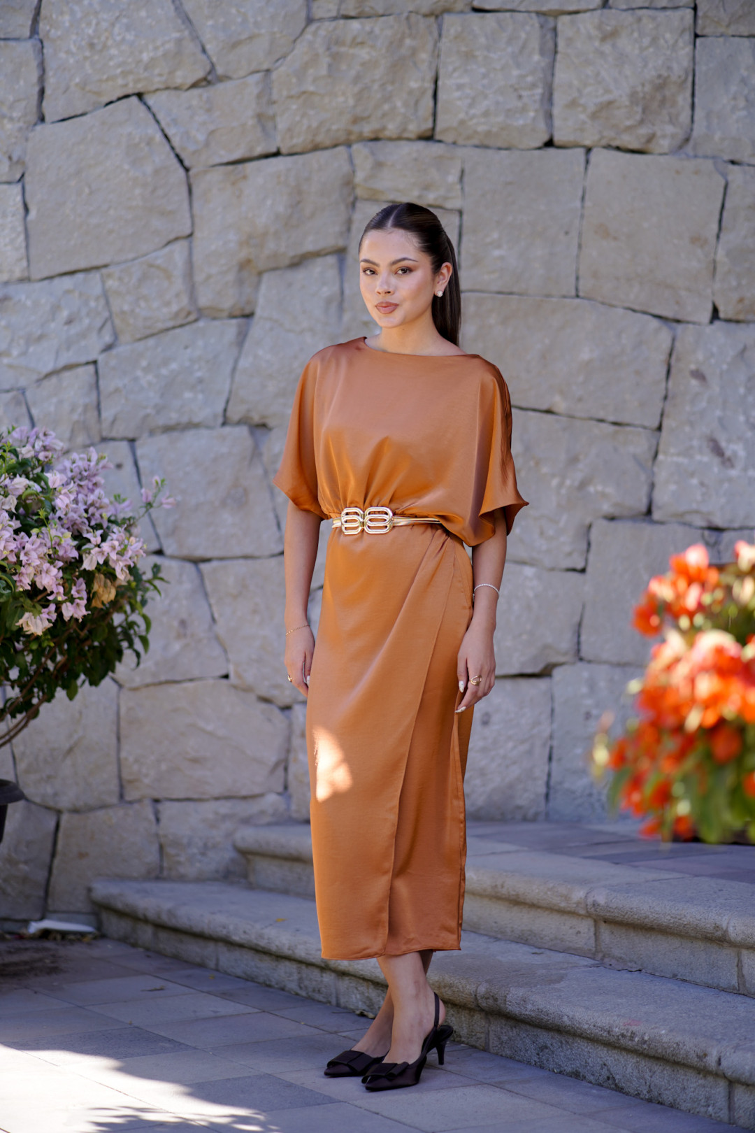 VESTIDO ANA VANESSA TERRACOTA VESTIDO ANA VANESSA TERRACOTA