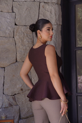 BLUSA FRANCISCA CAFE BLUSA FRANCISCA CAFE