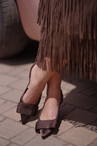 ZAPATO DE TACO IRINA CAFE ZAPATO DE TACO IRINA CAFE