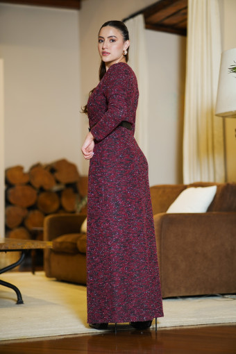 VESTIDO MARIA RENATA VINO VESTIDO MARIA RENATA VINO