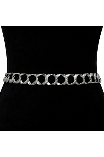 CINTURON ELENA PLATEADO