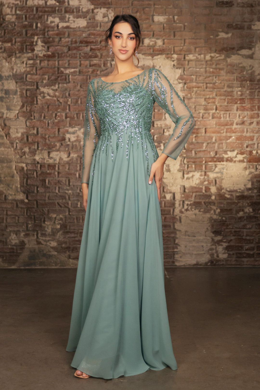 VESTIDO VIRGINIA MENTA