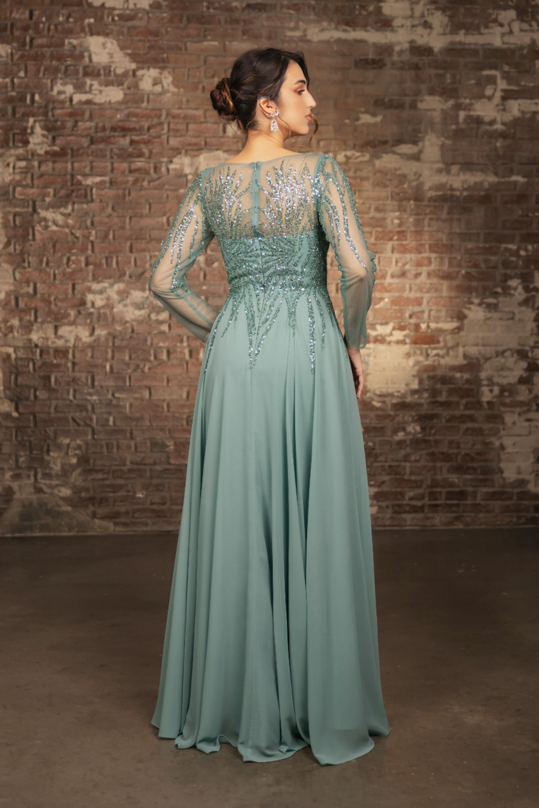 VESTIDO VIRGINIA MENTA