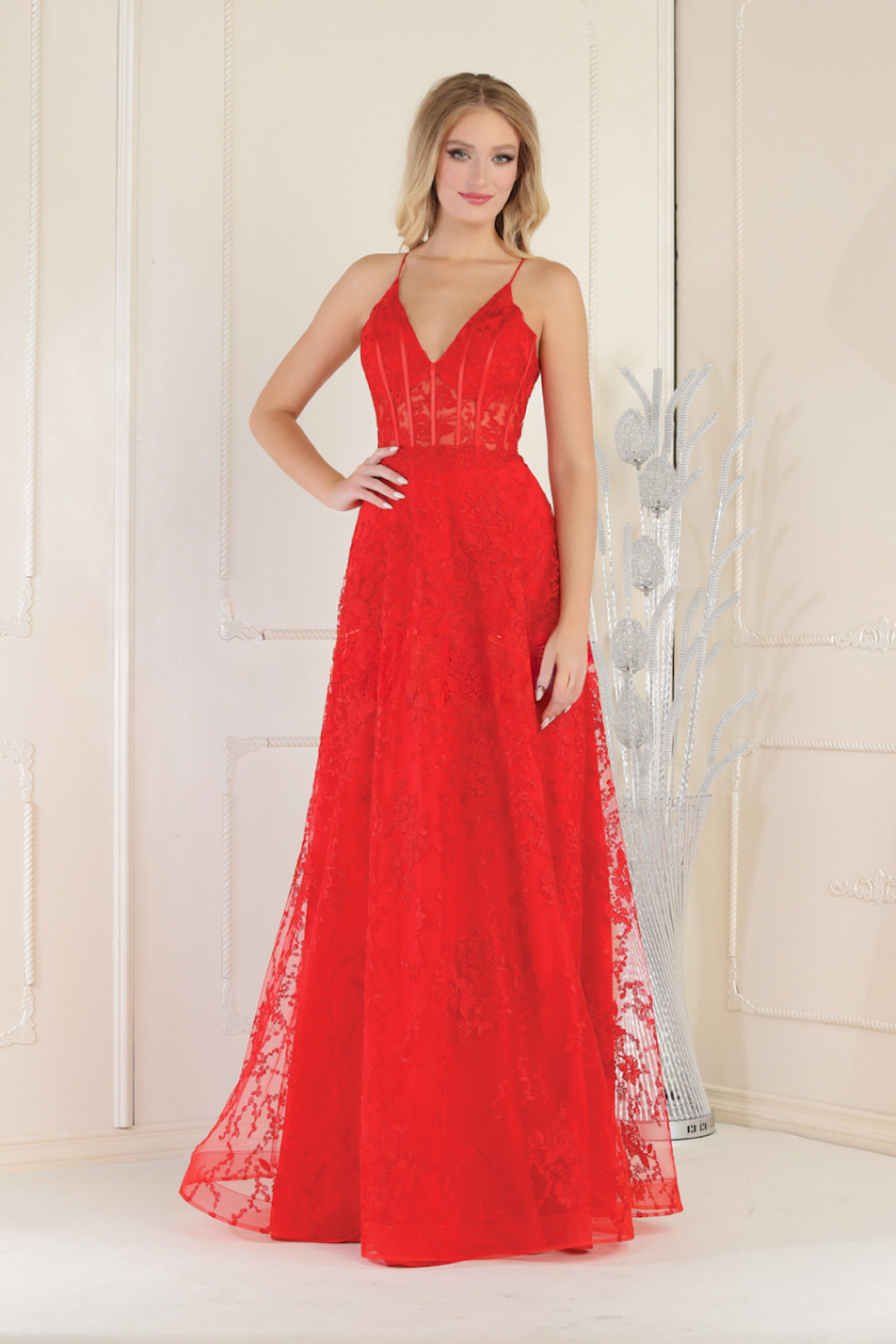 VESTIDO DELIA ROJO