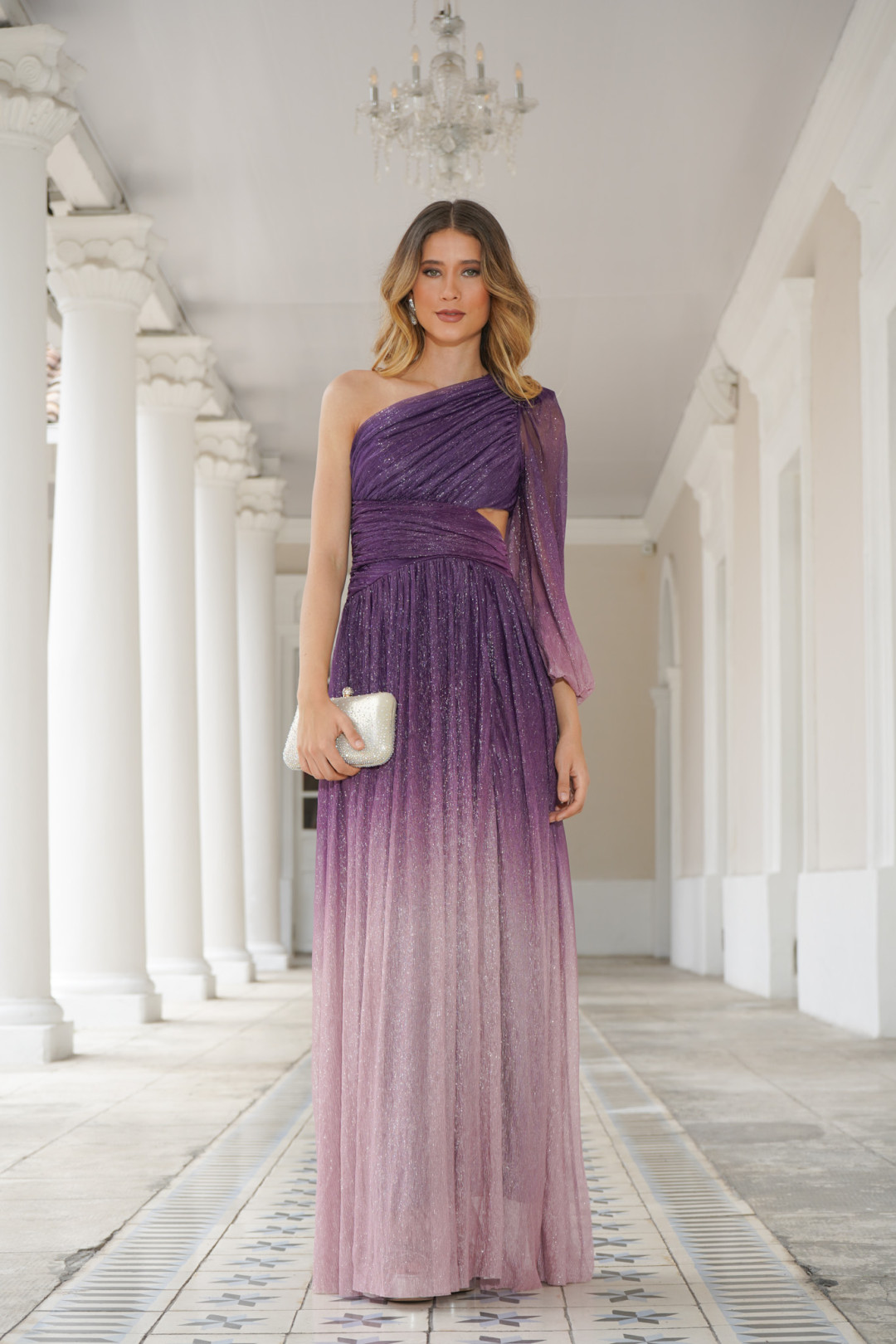 VESTIDO LAURA MORADO
