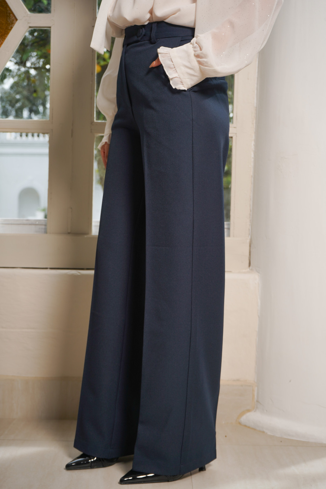 PANTALON FLORENCIA AZUL