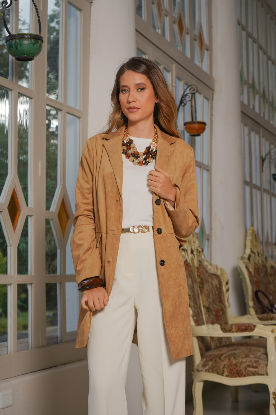 GABARDINA DANI CAMEL