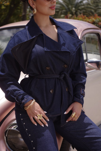 GABARDINA CORTA DE JEAN MANUELA