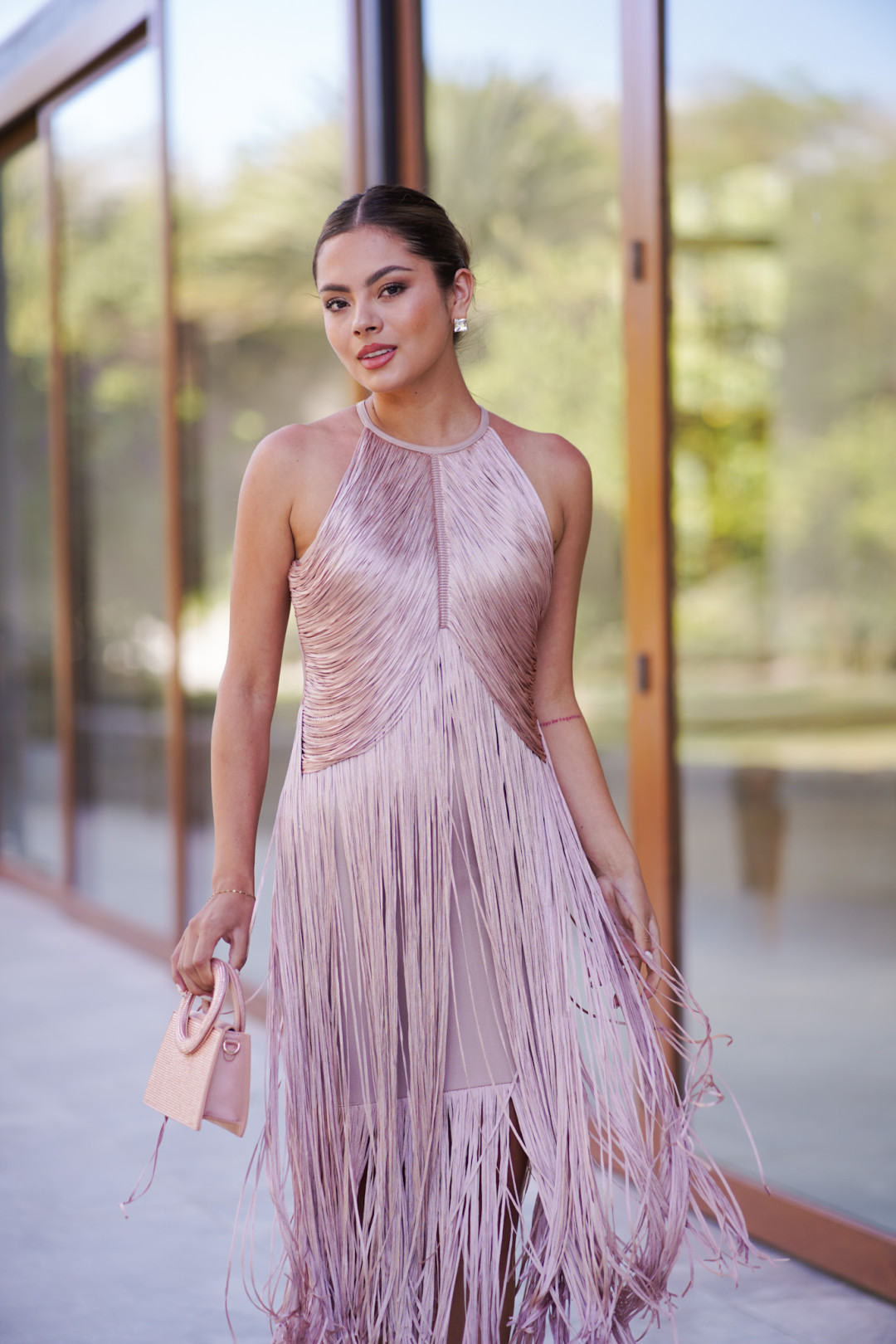 VESTIDO ROSARIO CHAMPÁN