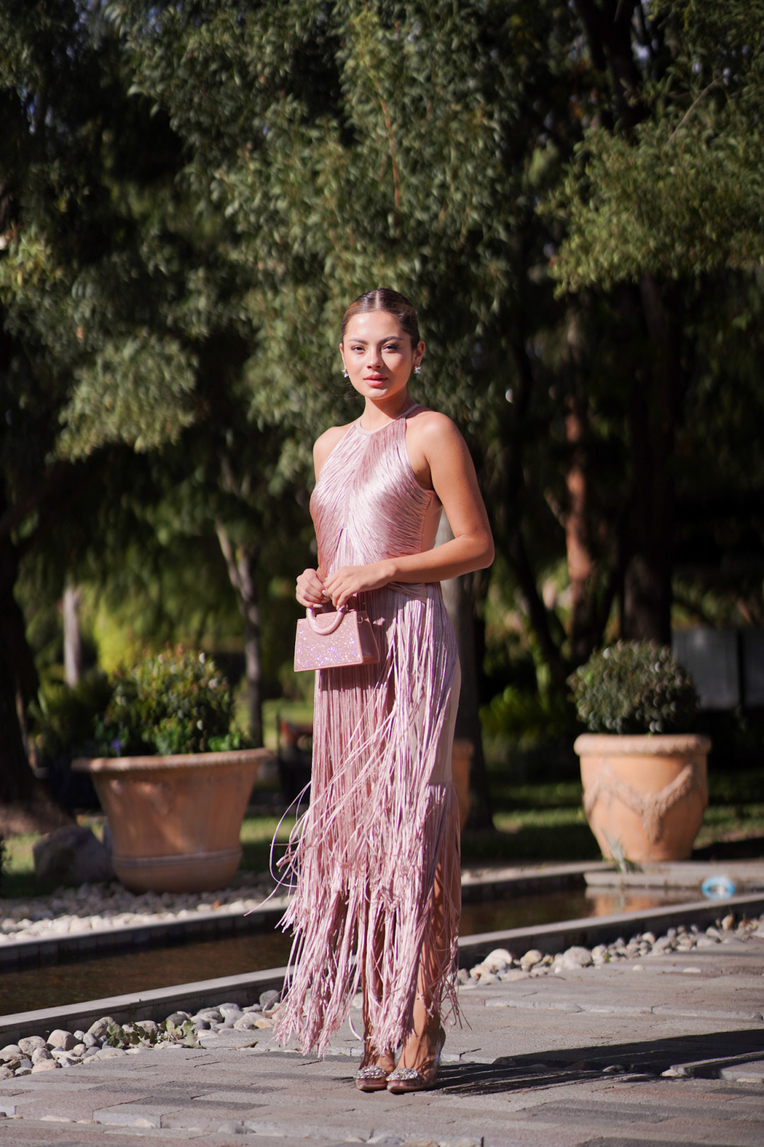 VESTIDO ROSARIO CHAMPÁN