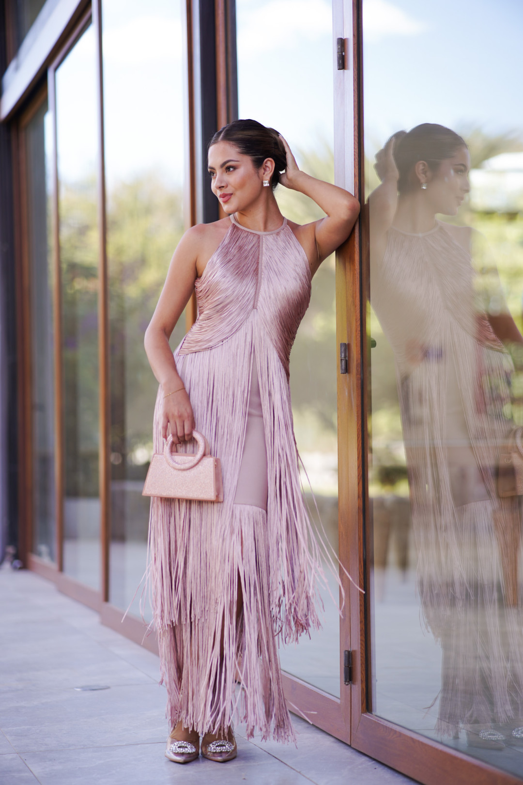 VESTIDO ROSARIO CHAMPÁN