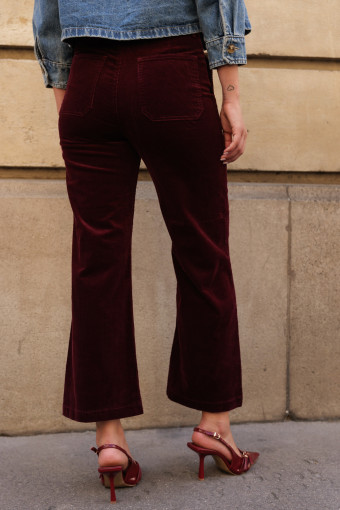 PANTALON VANESSA BURGUNDY