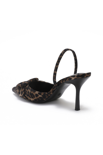 ZAPATO DE TACO SLINGBACK ANIMAL PRINT