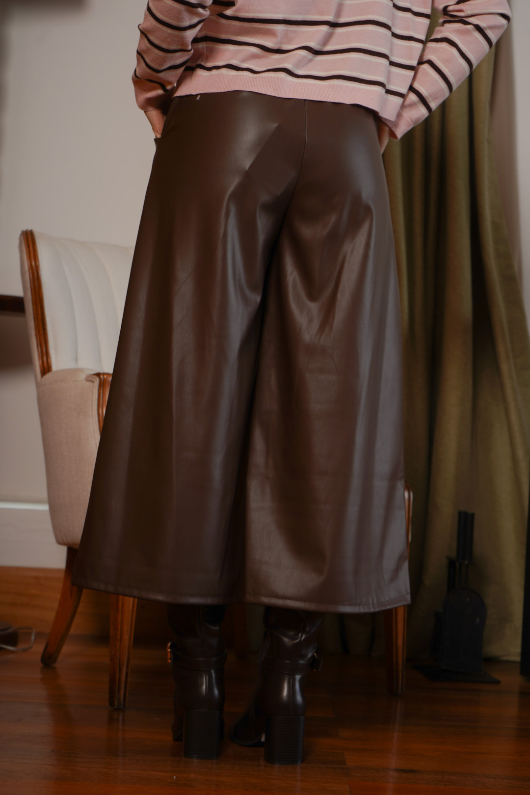 PANTALON MARIA ALEJANDRA CAFE